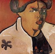 Kasimir Malevich The Portrait of Character Sweden oil painting artist